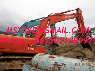 EX200-6 used excavator hitachi hydraulic excavator with jack hammer