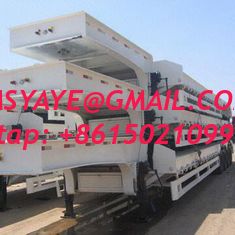 brand new china  lowbed Semi-trailer with 4-axles excavator trailer. excavator trailer