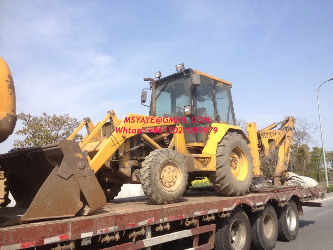 Used caterpillar JCB3CX front end loader heavy machinery backhoe