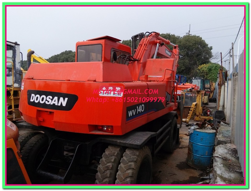 Used wheel excavator DOOSAN excavator for sale DH150 DH140 wv DH130 wv