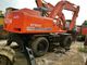 used excavator for sale WHEEL excavator ex160wd hitachi excavator  from japan