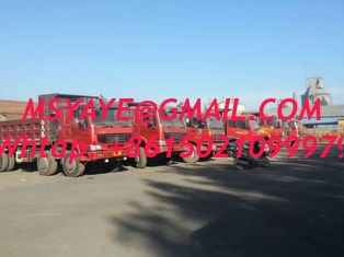 2015 made in china 6*4 10 Tires Sinotruck Howo tipper brakes service dump truck front axles  high tensile strength steel
