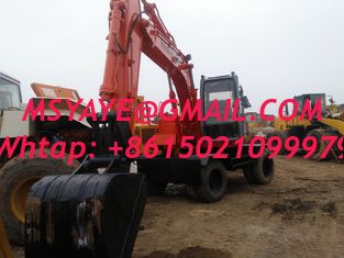 China EX100WD-3 Used wheel excavator 1999 made in japan hitachi used excavator ex100wd-1 supplier