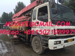 China 37M 42M putzmeister CONCRETE PUMPS ISUZU truck Truck-Mounted Concrete Pump supplier