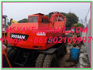Used wheel excavator DOOSAN excavator for sale DH150 DH140 wv DH130 wv
