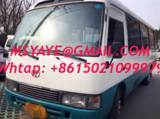 29 seats used Toyota  Gasoline bus left hand drive   engine 6 cylinder  TOYOTA coaster bus for sale