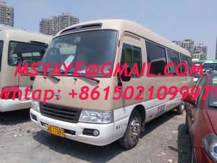 China used Toyota diesel coaster bus left hand drive   engine 4 cylinder  TOYOTA coaster bus for sale supplier
