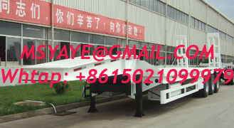 brand new china  lowbed Semi-trailer 13m 16m with 4-axles excavator trailer. excavator trailer