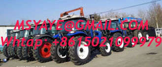 4wd 4*4 used farm tractors with loaders flat tyre  steering hydraulic tractor with front end loader tractor