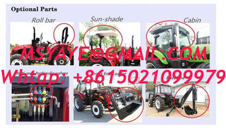 China China Factory Supply 55HP 4WD Mini/front tyre Garden/Orchard/Agricultural/flat tyre Farm Tractor tractor with front end supplier