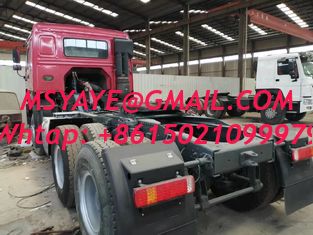 dumper semi trailer tractor head 6*4 10 Tires Sinotruck Howo tipper  dump truck tractor truck flatbed semi-trailer