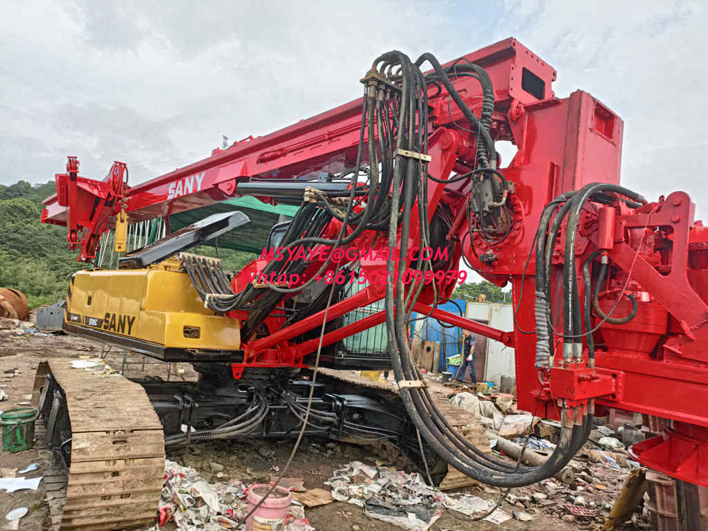 SANY SR150 Piling rig Used Heavy Duty Mining Drilling Machine rig