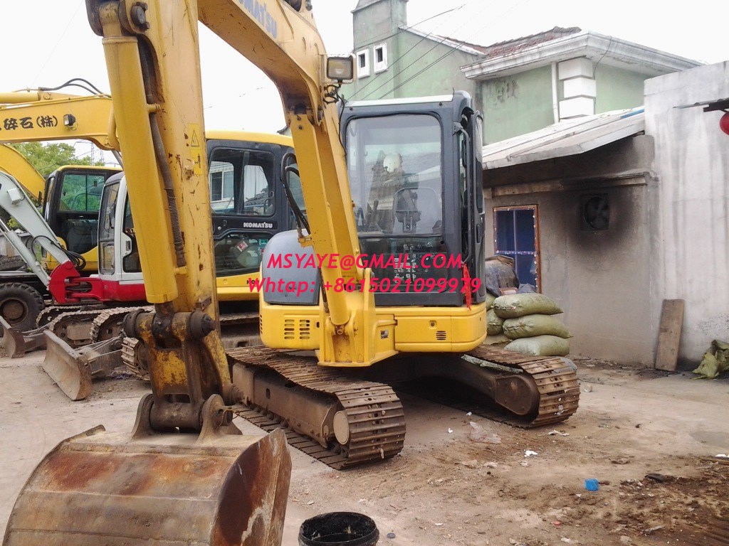 2013 crawler moving type used komatsu PC55MR-2 japan mini crawler excavator