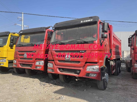 hydraulics system made in china tractor head 8*4 12 Tires Sinotruck Howo tipper howo  dump truck