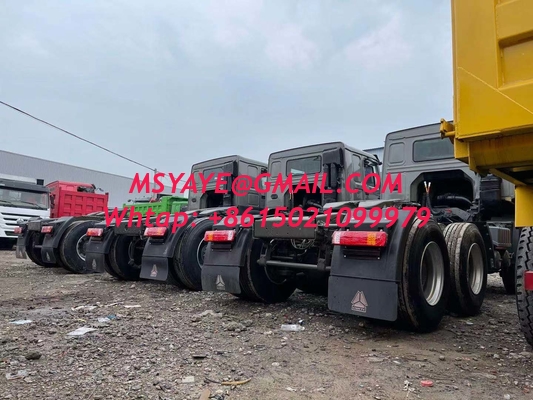 2021 made in china tractor head 6*4 10 Tires Sinotruck Howo tipper 10 ton  tractor dump truck