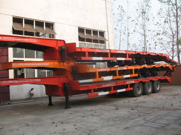 50t 70t 100t  low bed Semi-trailer with tri-axle excavator trailer.good quality low loader