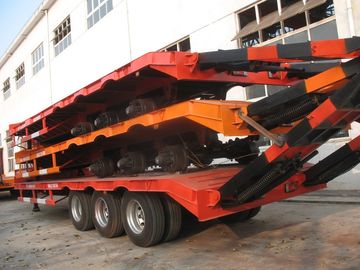 50t 70t 100t  low bed Semi-trailer with tri-axle excavator trailer.good quality low loader