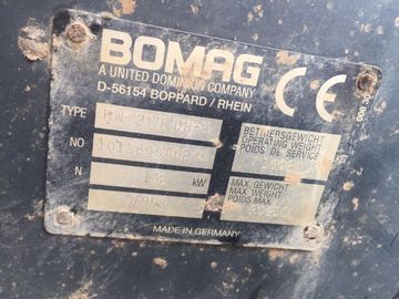 BOMAG BW219HD-3 2003 used road roller  used compactor    made in Germany Vibratory Smooth Drum Roller used shanghai