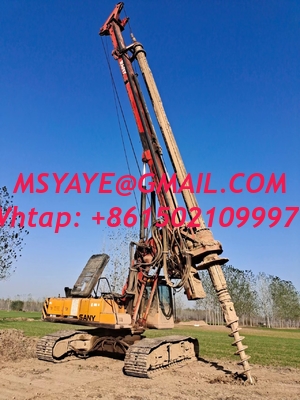 45 Tons SR150C Rotary Drilling Rig For Pile Foundation Construction Mining powder milling machine