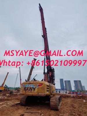 Rotary Drilling Rig - SR360R SR405R  Excavating Machinery SANY  Building Construction Hydraulic Power Rotary