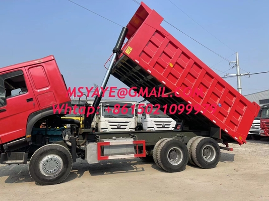howo diesel dump truck   30t   reliable vehicle dumper semi trailer china 371hp 375hp  420hp