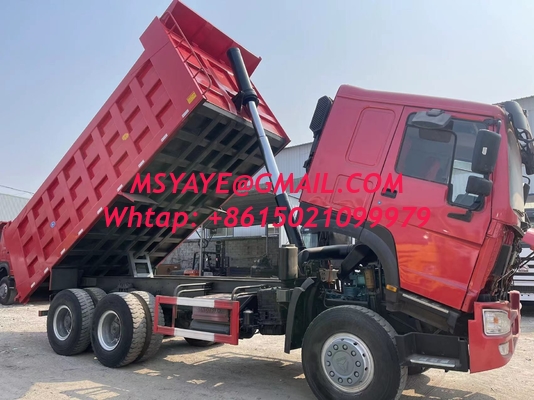 howo diesel dump truck   30t   reliable vehicle dumper semi trailer china 371hp 375hp  420hp