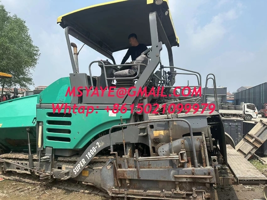 VOGELE SUPER 1800-2 1800-3 9m paver road machinery  Uzbekstan Bahrian Japan Jordan Vietnam road construction machinery