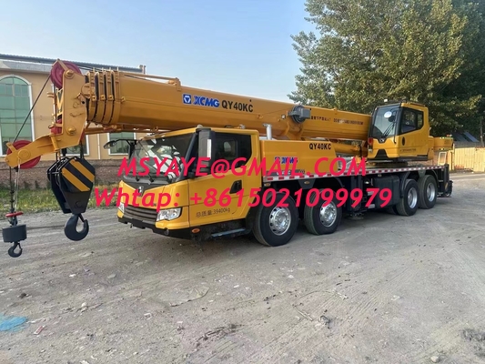 40T XCMG Powerful Used Mobile Crane Refreshed Truck Hydraulic Crane With U Shaped Boom