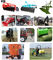 China Factory Supply 55HP 4WD Mini/front tyre Garden/Orchard/Agricultural/flat tyre Farm Tractor tractor with front end supplier