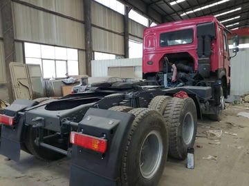2015 made in china tractor head 6*4 10 Tires Sinotruck Howo tipper  dump truck tractor truck flatbed semi-trailer