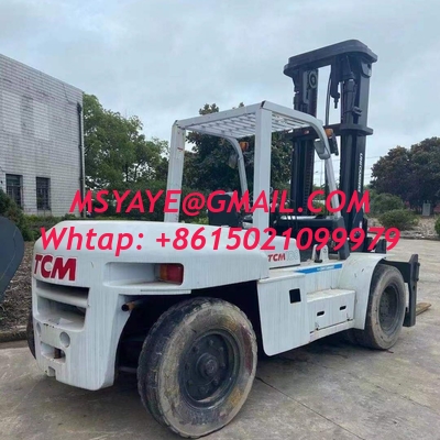 Used Tcm Fd100 Diesel Forklift with 4.5m Satge and Powerful Engine